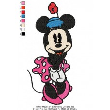 Minnie Mouse 04 Embroidery Designs